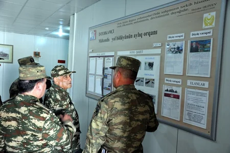 Bir qrup veteran cəbhə bölgəsinə səfər edib