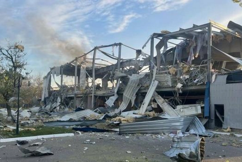 Ukraynada idman obyekti hücumlar nəticəsində dağılıb