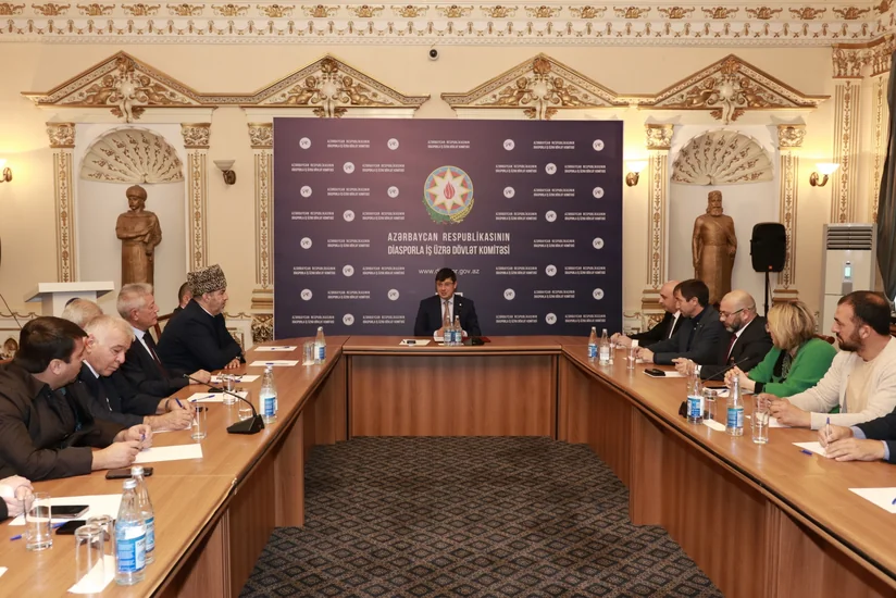 Dağıstanın Azərbaycan icmasının nümayəndələri Bakıya gəlib