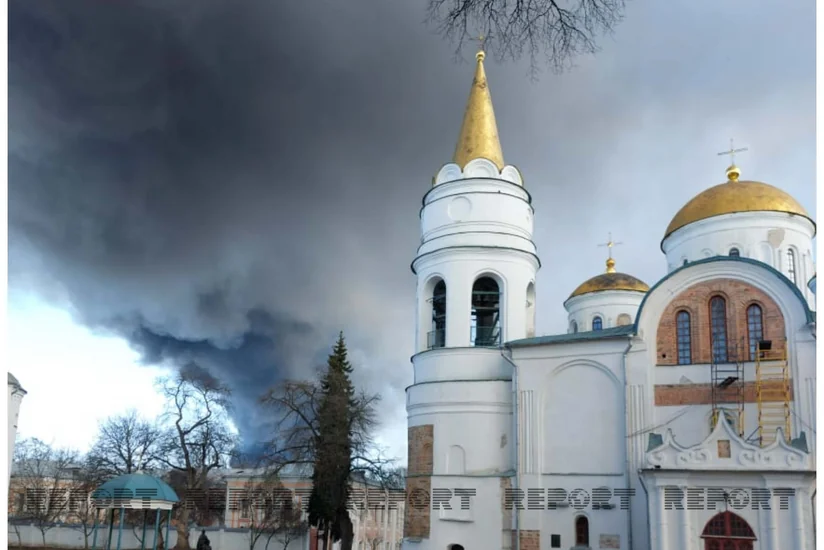 Projectile fired at residential quarters in downtown Chernihiv causes destruction