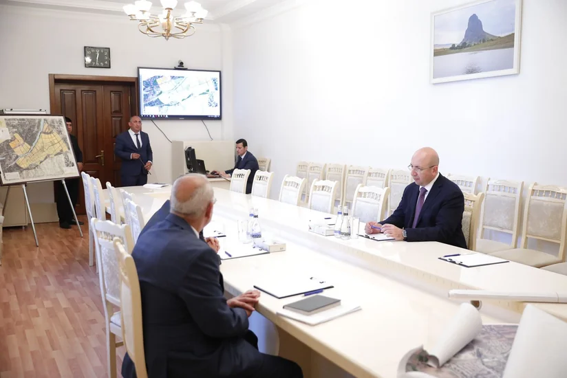 Anar Quliyev Qazaxda vətəndaşları qəbul edib