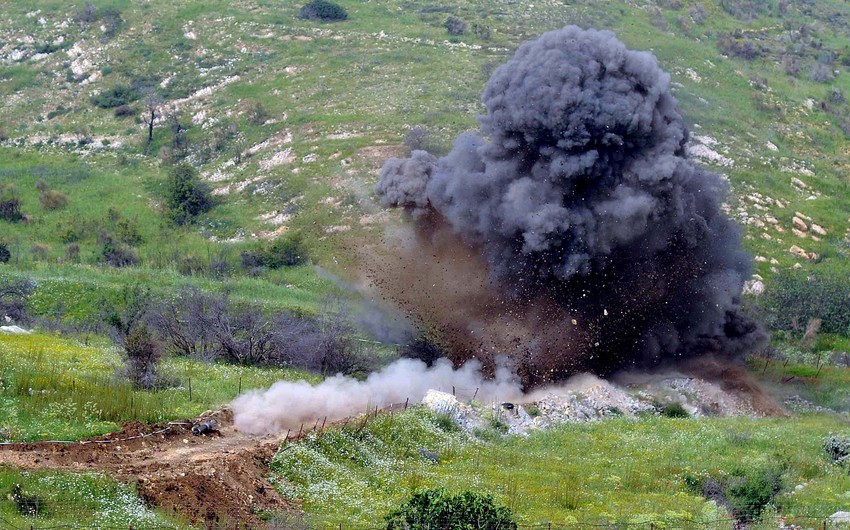 Ermənistan ordusunun daha bir əsgəri minaya düşüb