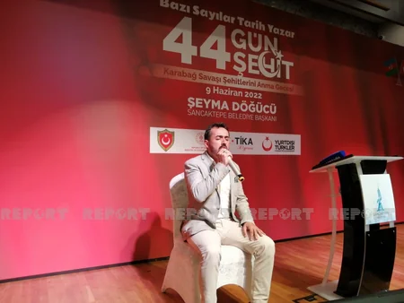 İstanbulda “Bəzi saylar tarix yazar - 44 gün, 44 şəhid” anım mərasimi keçirilib