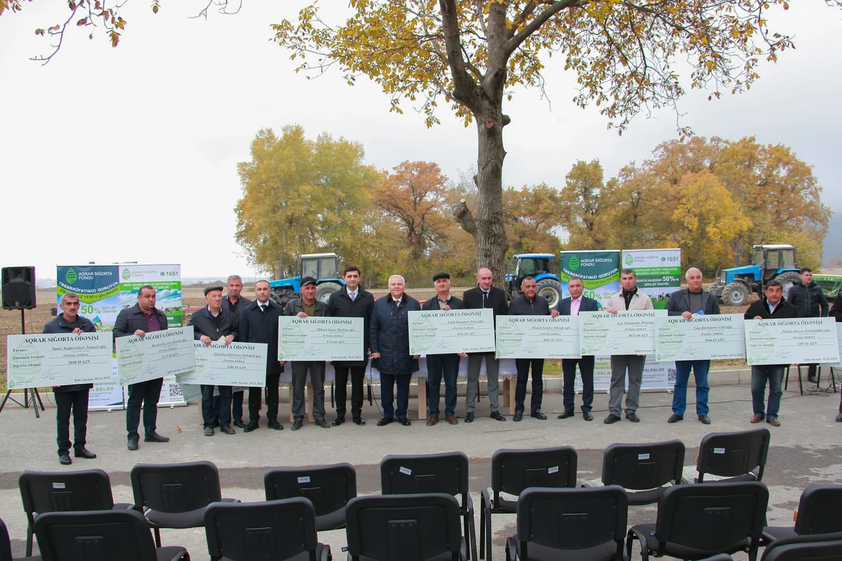 Aqrar Sığorta Fondu Şəkidəki fermerlərə ödəniş etməyə başlayıb