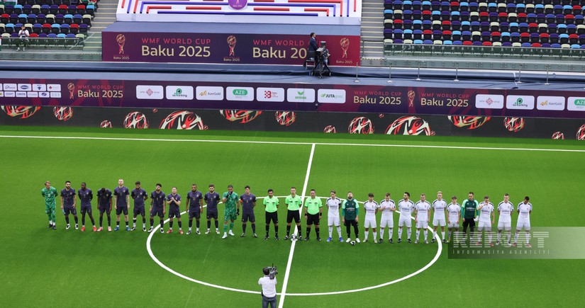 Bakıda təşkil olunan minifutbol üzrə dünya çempionatında növbəti oyun baş tutub