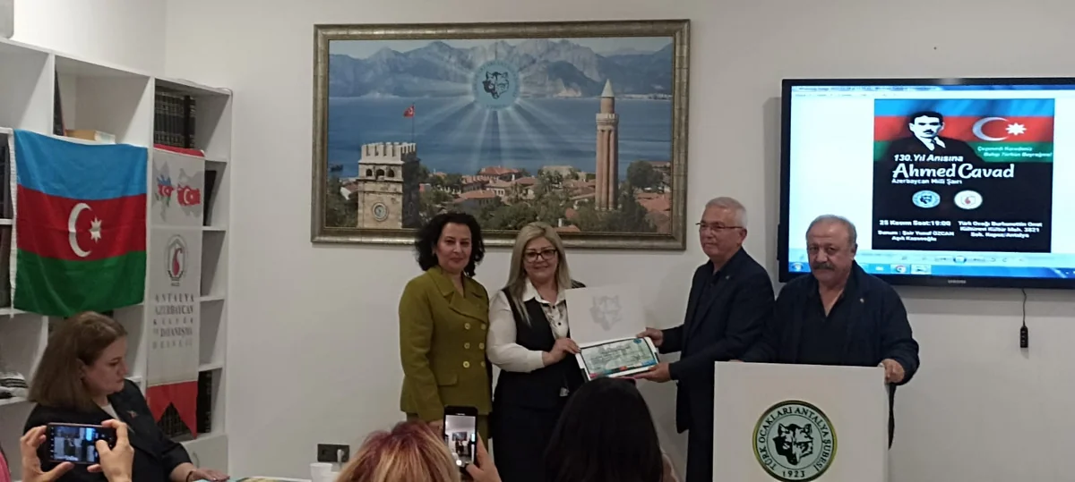 Antalyada Əhməd Cavadın 130 illik yubileyi qeyd edilib