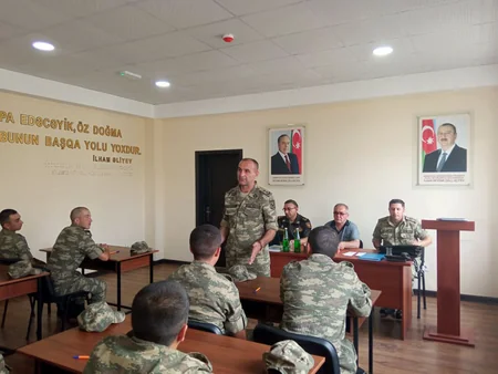MN: Hərbi hissələrdə psixoloji işə dəstək fəaliyyətləri davam etdirilir