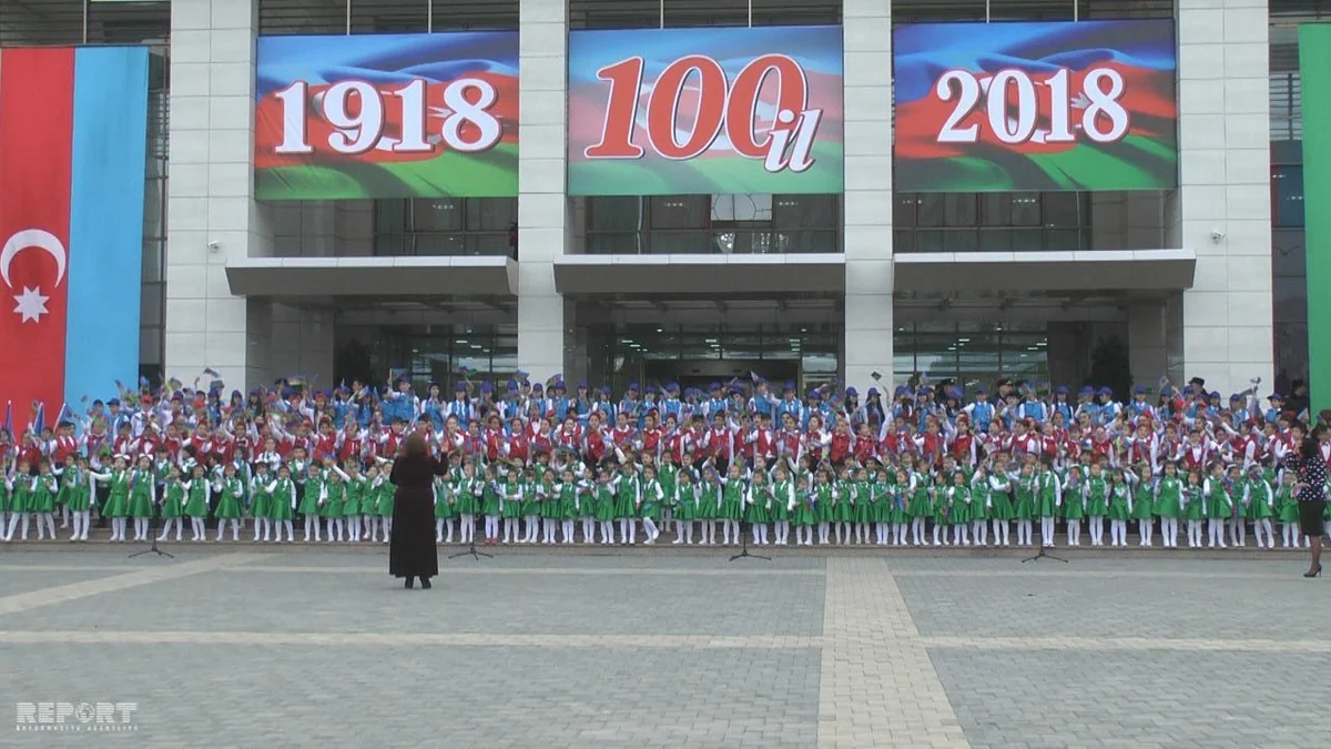 Sumqayıt və Abşeronda Bayraq günü qeyd olunub - FOTO