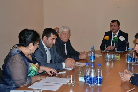 Mingəçevir Dövlət Dram Teatrının rəhbərliyi “Azdrama”da mətbuat konfransı keçirib