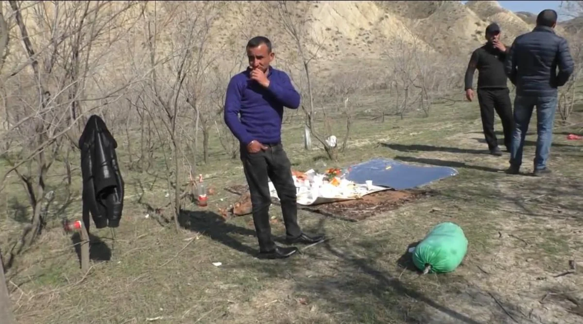 Mingəçevirdə piknik edənlər cərimələndi
