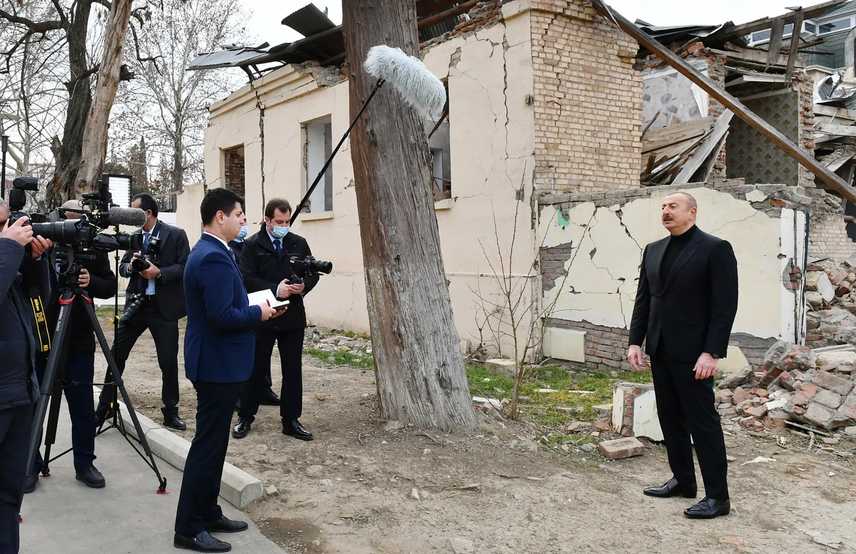 President Ilham Aliyev gives interview to AZERTAC