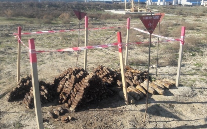 ANAMA: Ötən ay ölkə ərazisində yüzlərlə sursat zərərsizləşdirilib