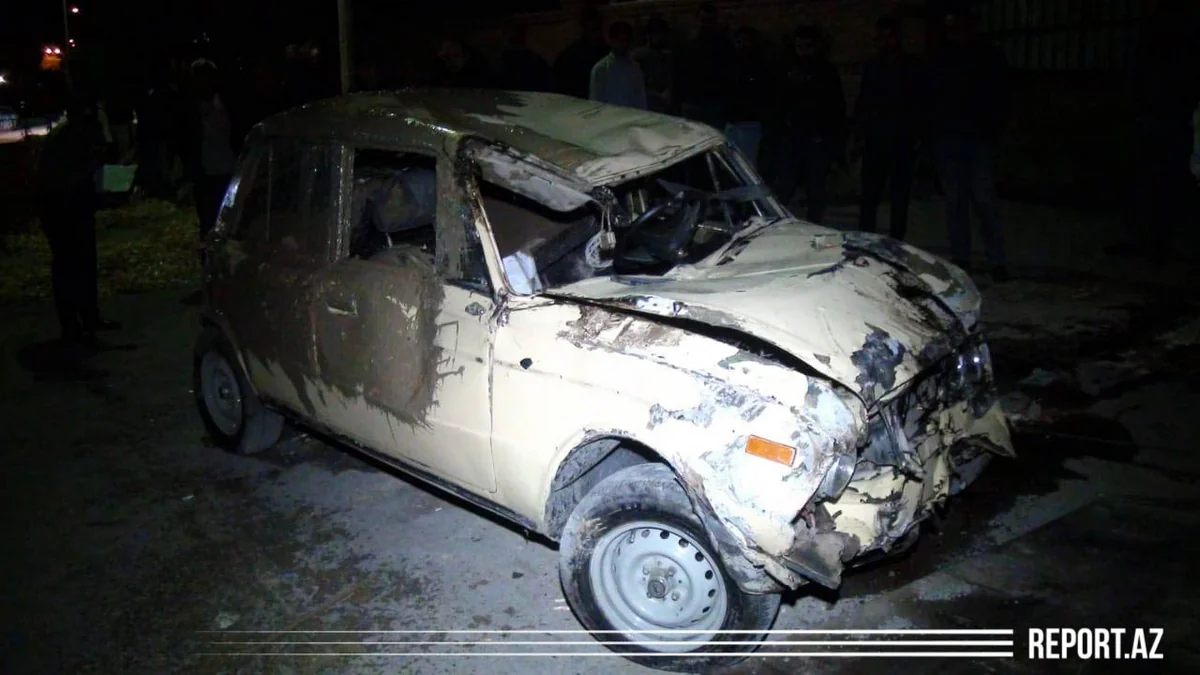 В Гяндже автомобиль упал в колодец, есть погибший и раненый