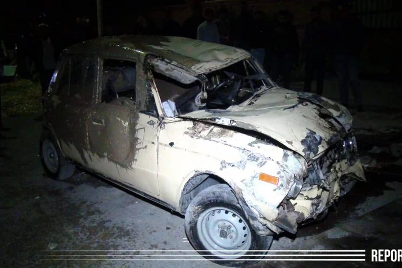 В Гяндже автомобиль упал в колодец, есть погибший и раненый
