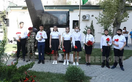 Bakıda Vətən müharibəsi şəhidinin xatirəsi əbədiləşdirilib