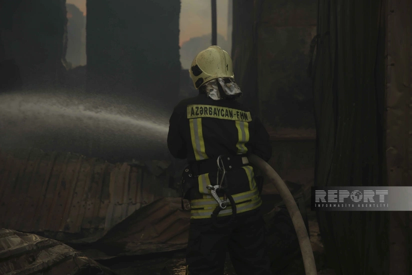 Oğuzda ev yanıb, xəsarət alan var