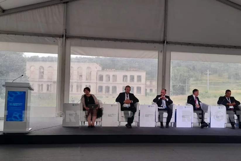 Şuşada Beynəlxalq Media Forumunda ikinci panel keçirilib