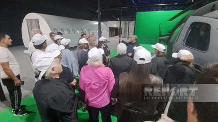 Sumqayıtda yaşayan bir qrup şəhid ailəsi və Vətən müharibəsi qaziləri Laçına səfər ediblər