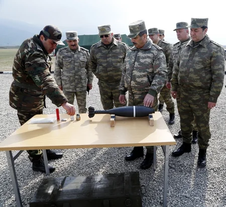 Azərbaycanda irimiqyaslı əməliyyat-taktiki təlimləri keçirilir - FOTO