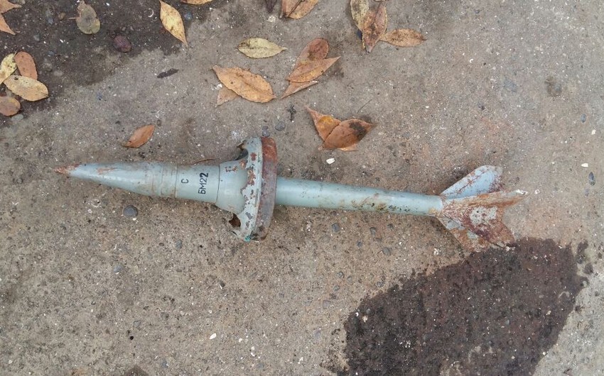 Lənkəranda partlamamış tank mərmisi tapılıb
