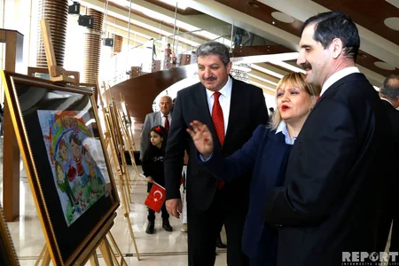 Bakıda Türkiyənin Milli Suverenlik və Uşaq Bayramı ilə əlaqədar tədbir keçirilib