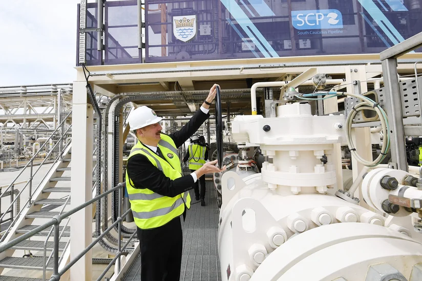 Cənub Qaz Dəhlizinin rəsmi açılışı keçirilib - YENİLƏNİB