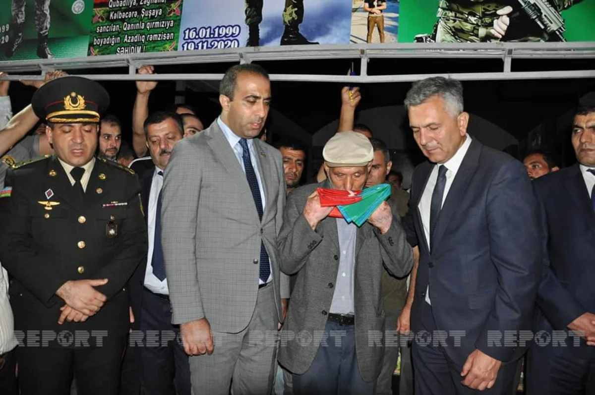 В Билясуваре простились с шехидом Мухаммедом Мамедовым