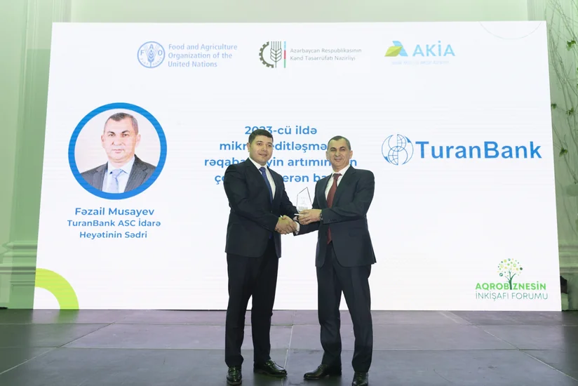 TuranBank mikrokreditləşmədə rəqabətliliyin artımına ən çox töhfə verən bank oldu