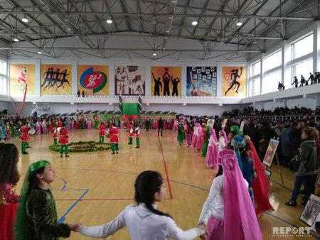Qax rayonunda Novruz şənliyi keçirilib - FOTO