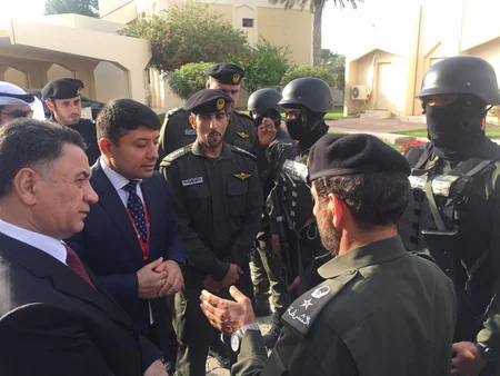 Ramil Usubov BƏƏ Daxili İşlər Nazirliyinin Baş İdarəsinin rəhbəri ilə görüşüb