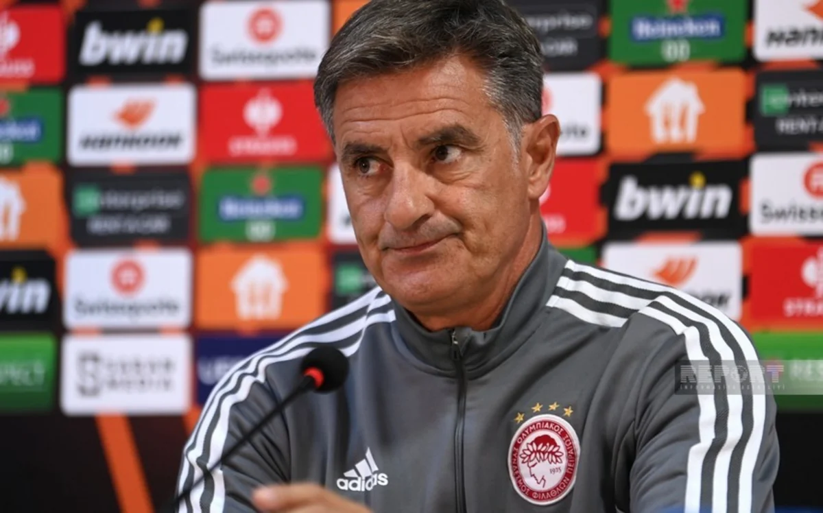 Olimpiakosun baş məşqçisi istefa verib