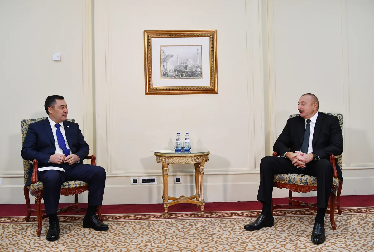 Azərbaycan və Qırğızıstan prezidentlərinin görüşü olub
