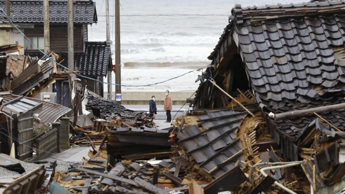 Death toll from Japan's earthquakes up to 213 people