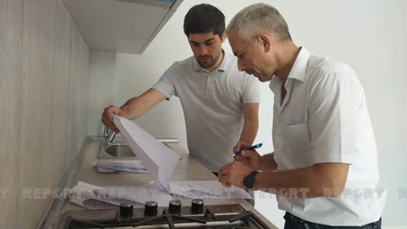 Ağalı kəndinə köçürülən əhali yeni tikilən evlərdə yerləşdirilib