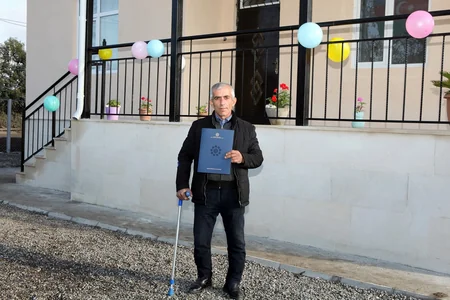 Daha 64 şəhid ailəsi və Qarabağ müharibəsi əlili evlə təmin olundu