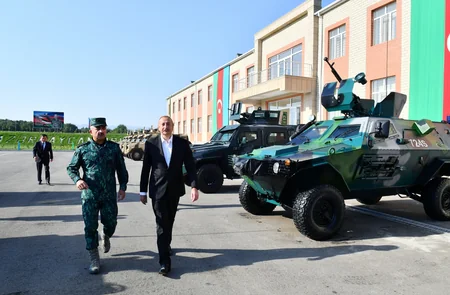 Prezident İlham Əliyev Qazaxa səfər edib
