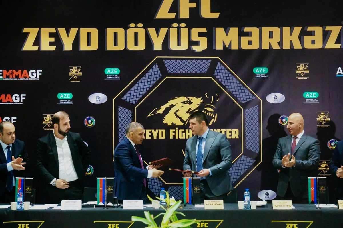 Zeyd Döyüş Mərkəzi ilə Azərbaycan MMA və Qrapplinq Federasiyası arasında əməkdaşlıq memorandumu imzalanıb