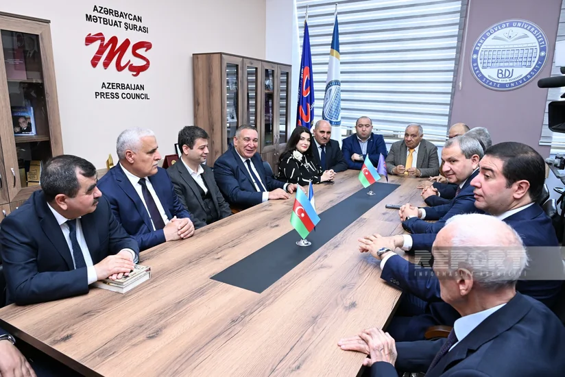 BDU-nun Jurnalistika fakültəsində Mətbuat Şurası otağının açılışı olub