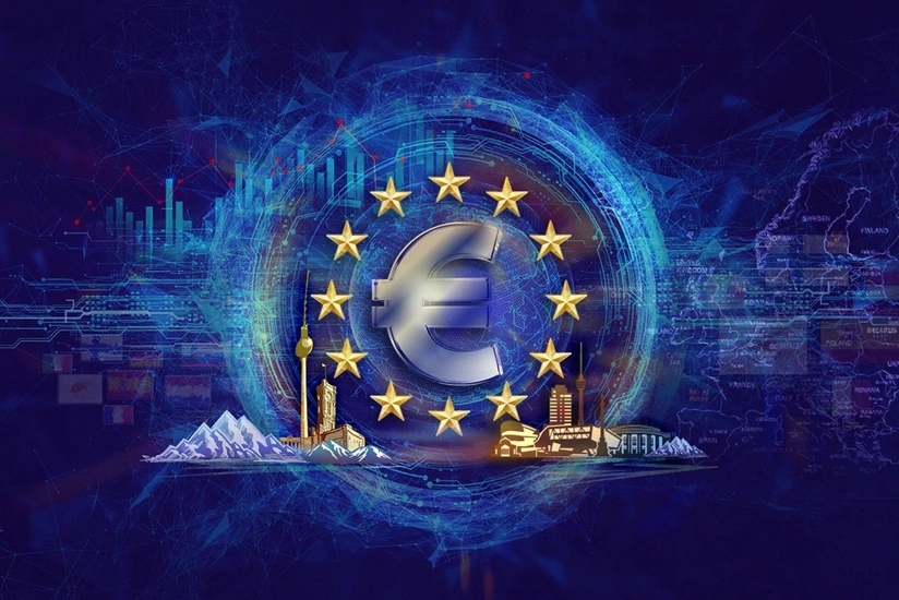 Eurozone economy shrinks 6.8%