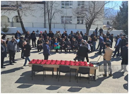 Ağdərənin Həsənriz kəndinə növbəti köç karvanı çatıb, açarlar təqdim edilib - YENİLƏNİB-2