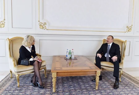 President Ilham Aliyev receives credentials of incoming two ambassadors
