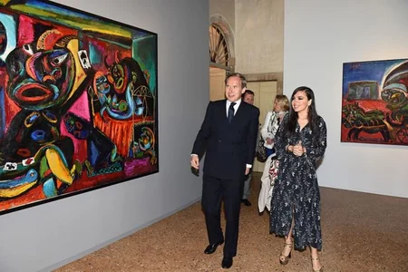 ​Leyla Əliyeva 56-cı “Venesiya Biennalesi” çərçivəsində Azərbaycan pavilyonunda iki sərginin açılışında iştirak edib