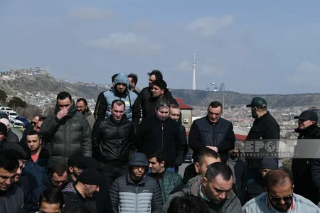Xətaidə hipermarketə silahlı basqın zamanı həlak olan Rüfət Həşimov dəfn edilib
