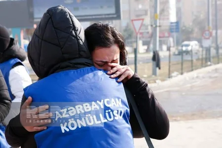 Azərbaycan könüllüləri Kahramanmaraşda fəaliyyətə başlayıblar