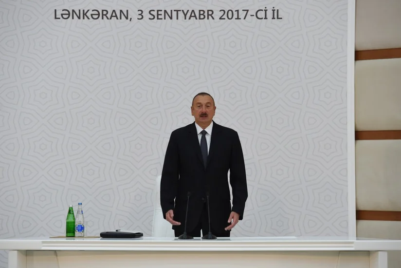 President Ilham Aliyev chairs republican conference in Lankaran