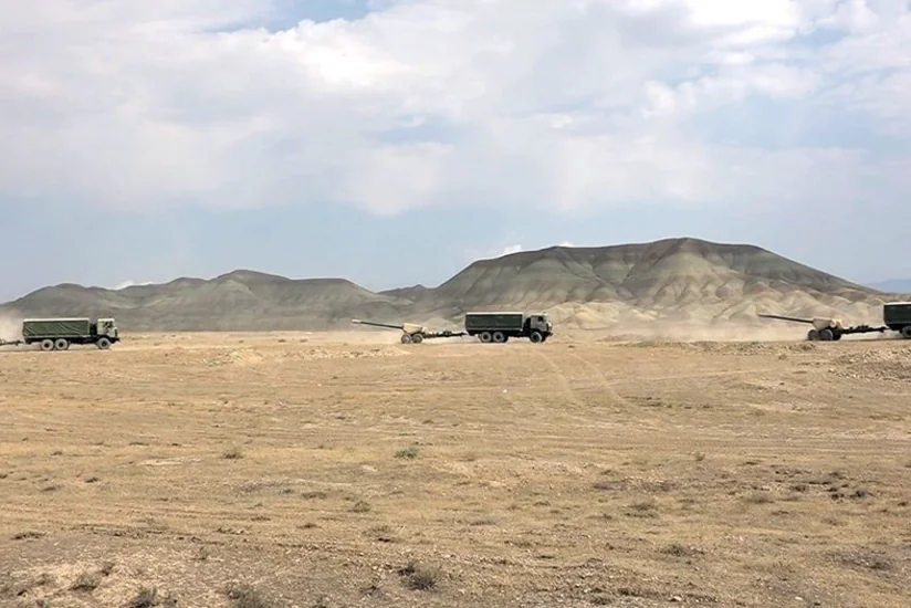 Əlahiddə Ümumqoşun Orduda praktiki məşğələlər keçirilib - VİDEO