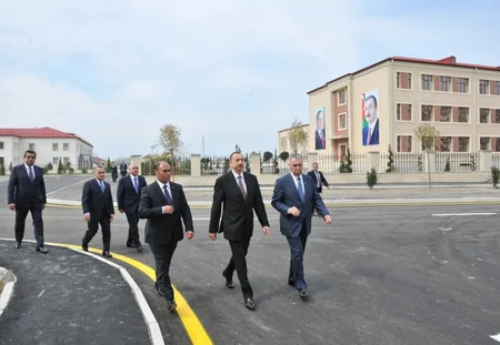 ​Prezident İlham Əliyev Bərdəyə səfər edib