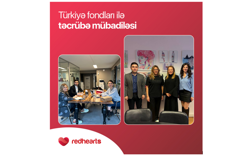 Qırmızı Ürəklər Fondunun əməkdaşları Türkiyədə işgüzar səfərdə olublar