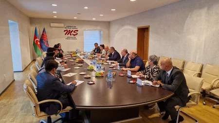 Mətbuat Şurasında Pakistandan olan bir qrup media nümayəndəsi ilə görüş keçirilib
