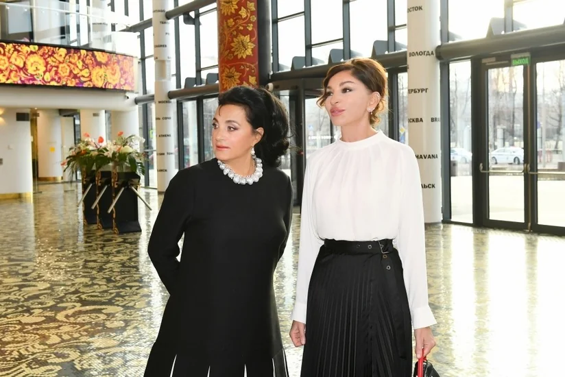 First Vice-President Mehriban Aliyeva visited Gymnastics Center in Luzhniki Olympic Complex